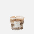 Baobab Collection Sand Siloli 4-wick scented candle in mouth-blown glass, 500g, front view