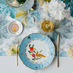 Bitossi Home Fabula decorated porcelain dinner plate, 26.5cm, front view