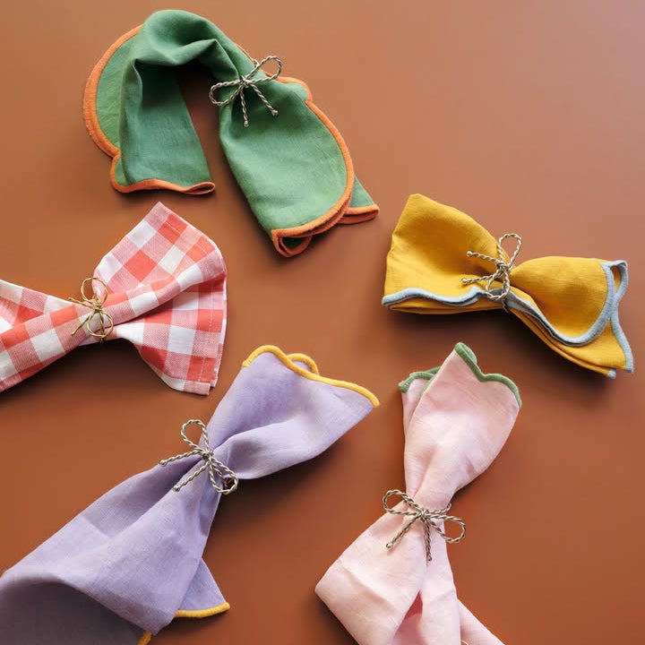 Fiocco Bow Napkin Rings, Set of 4