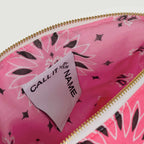 Call It By Your Name Coeur Vanity Large quilted toiletry bag in strawberry and fuchsia, alternative angle (2)