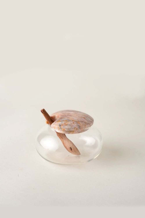 Galapagos Sauce Jar, Rose Marble