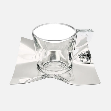 Carissa Turkish Coffee Cup, Silver, Set of 6