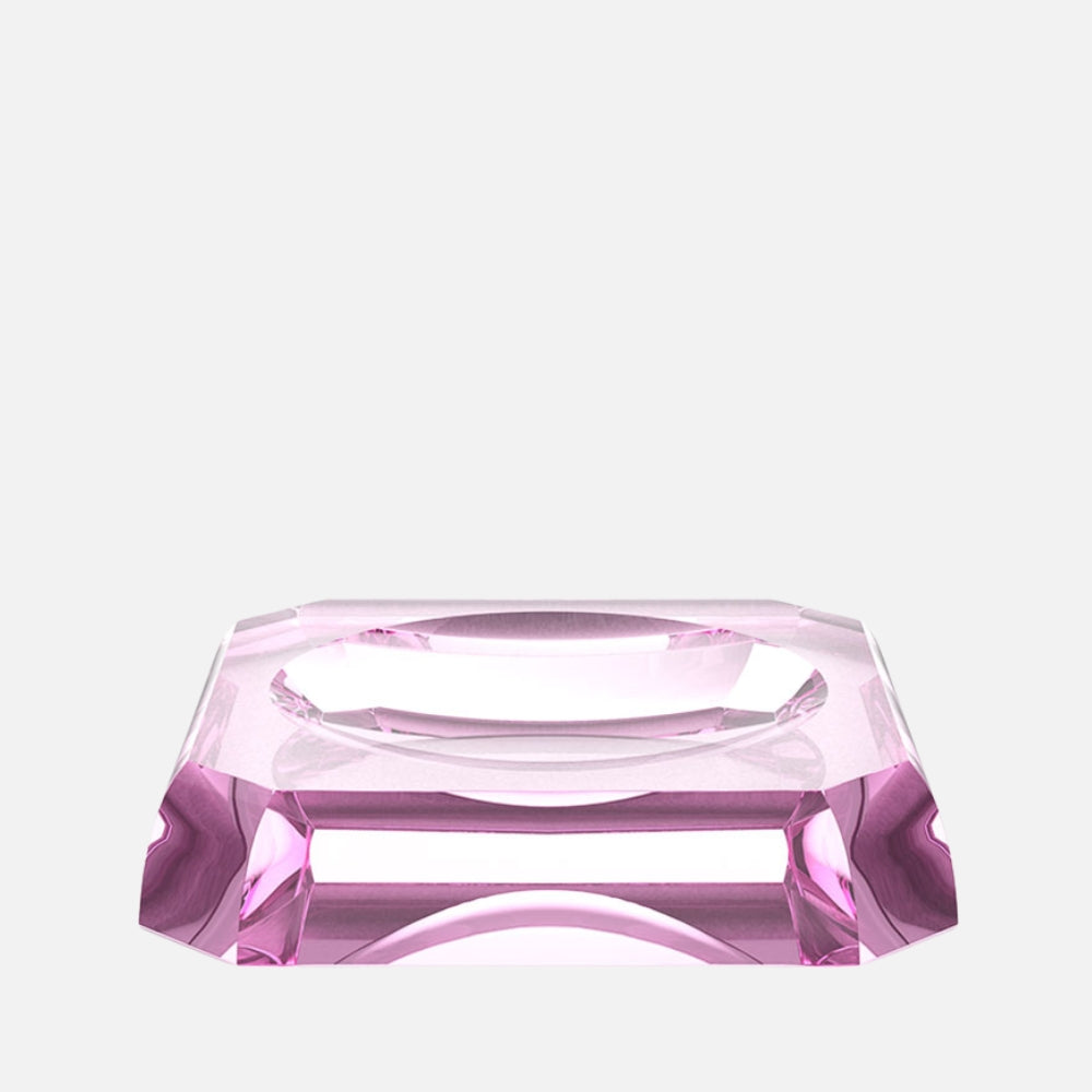 Kristal Soap Dish, Pink