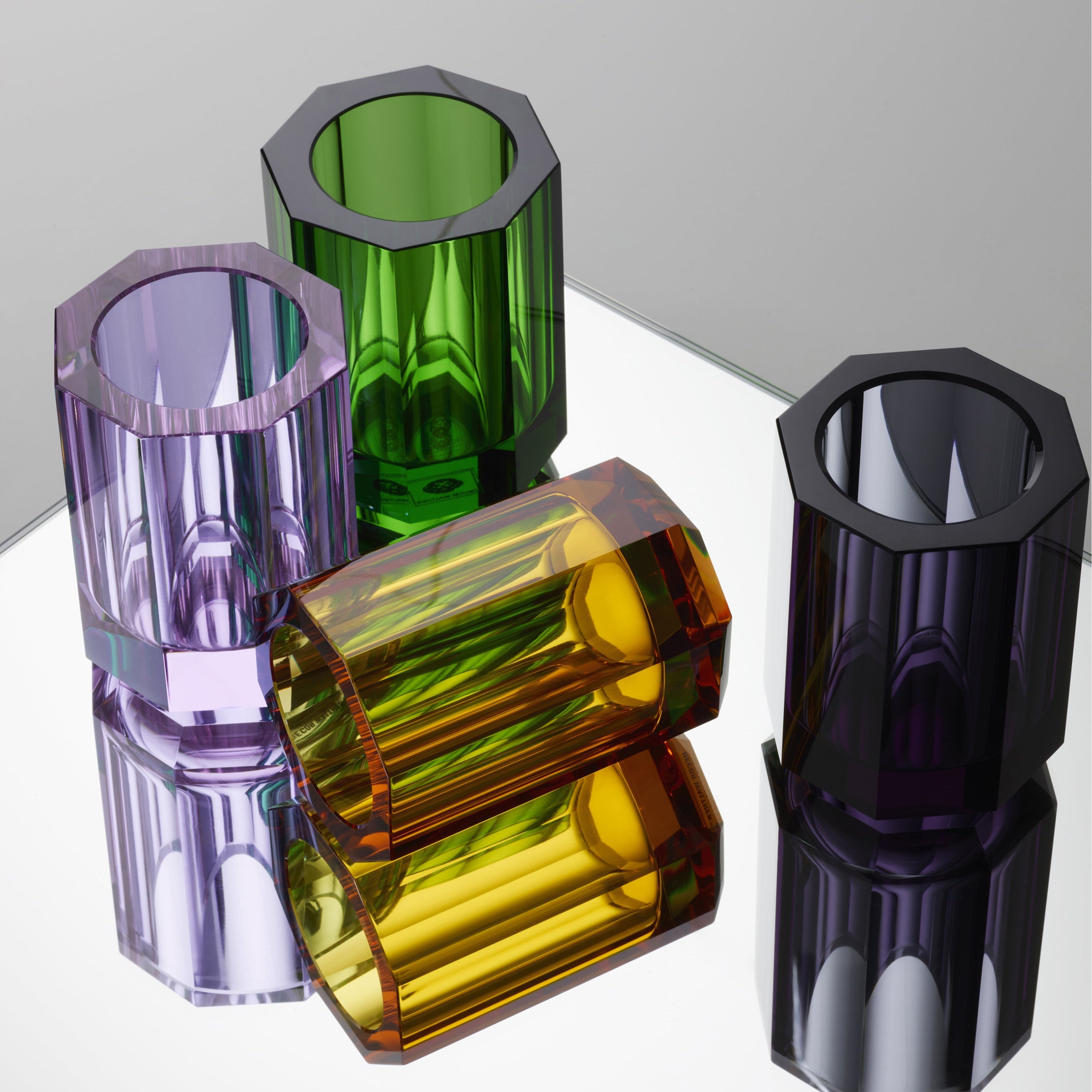 Kristal Toothbrush Tumbler, Anthracite