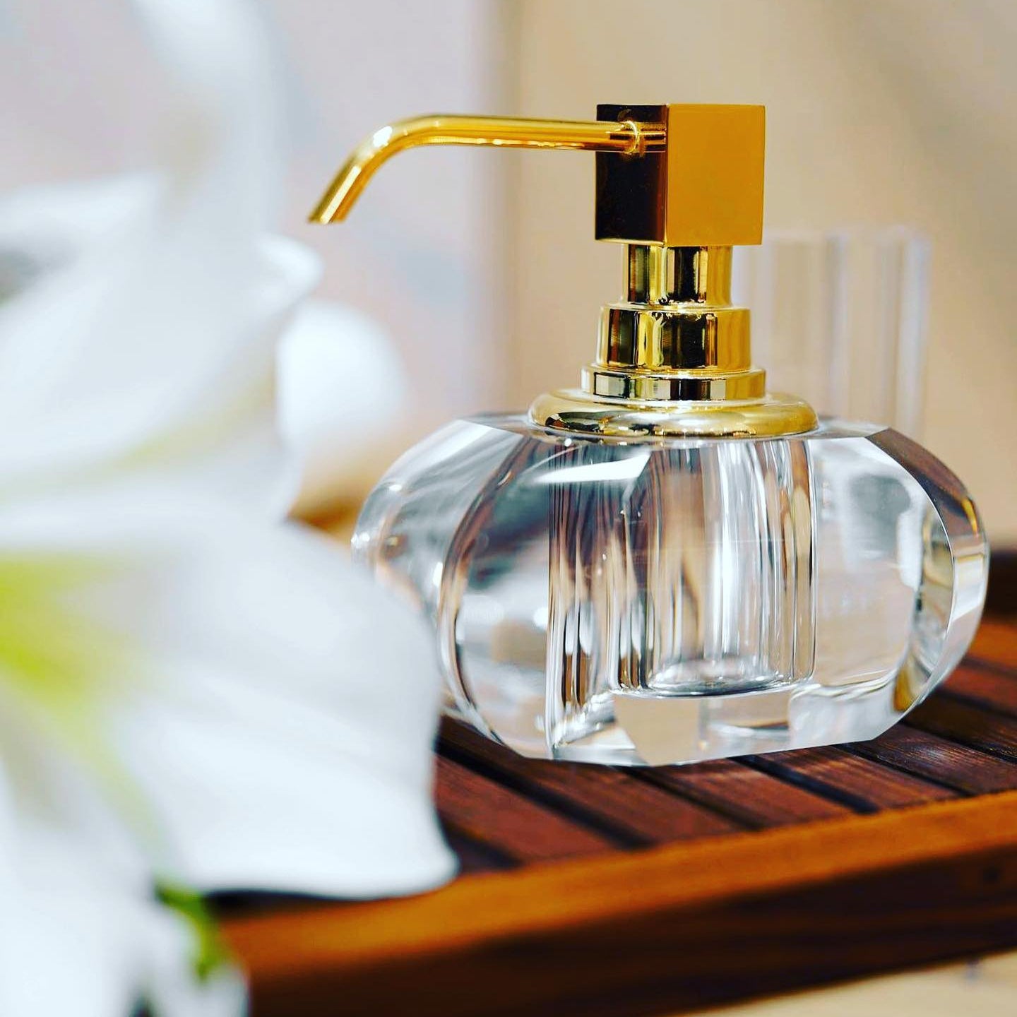 Kristal Soap Dispenser, Clear