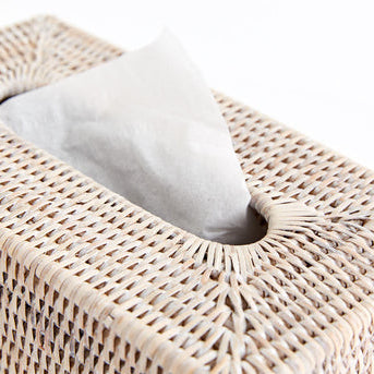 Rattan Basket Tissue Box