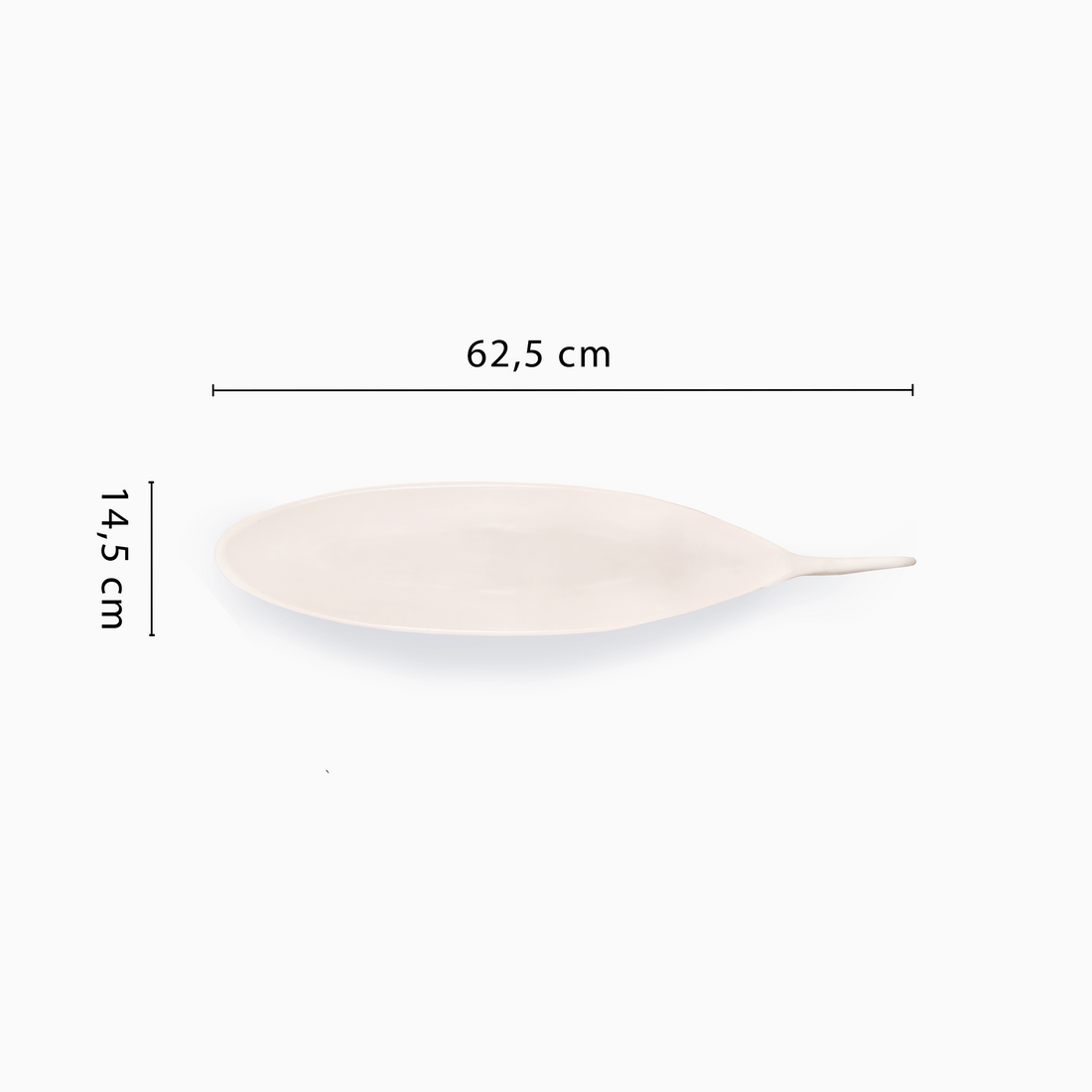 Waww La Table Locmaria shark-shaped ceramic dish by Yann Le Coadic, alternative angle 3