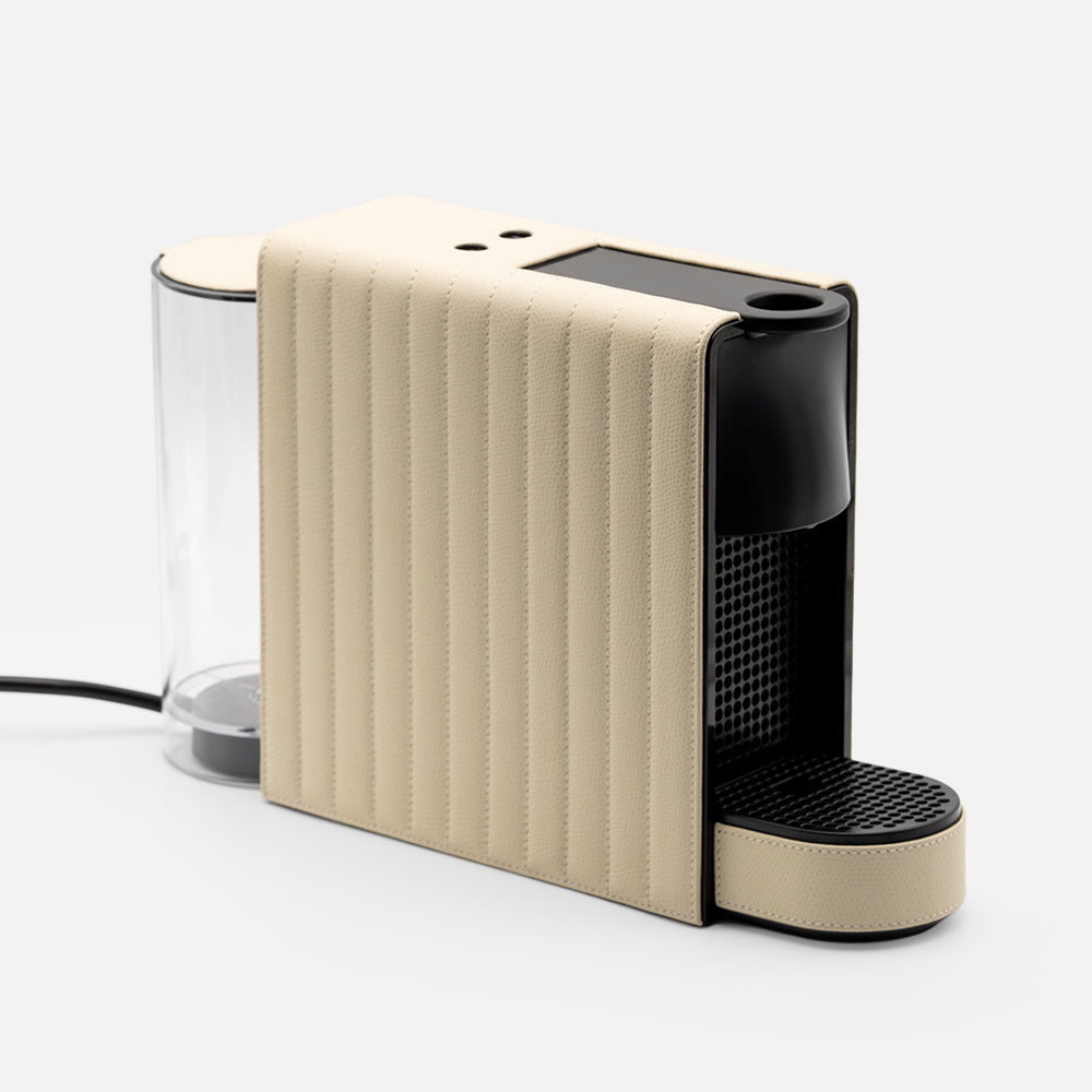 Giobagnara Essenza Lines Coffee Machine, Ivory, side view