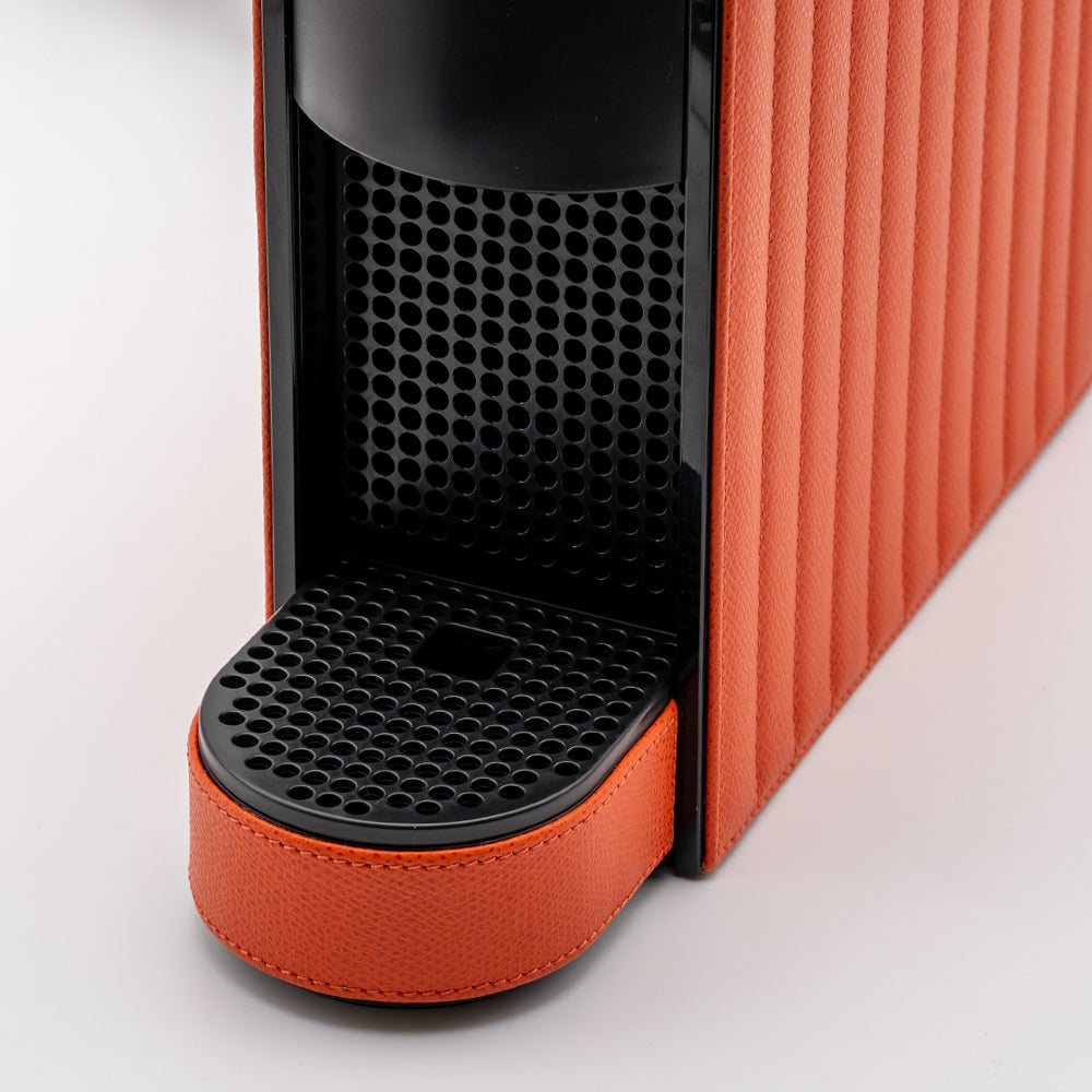Giobagnara Essenza Lines Coffee Machine, Mango, leather detail (2)