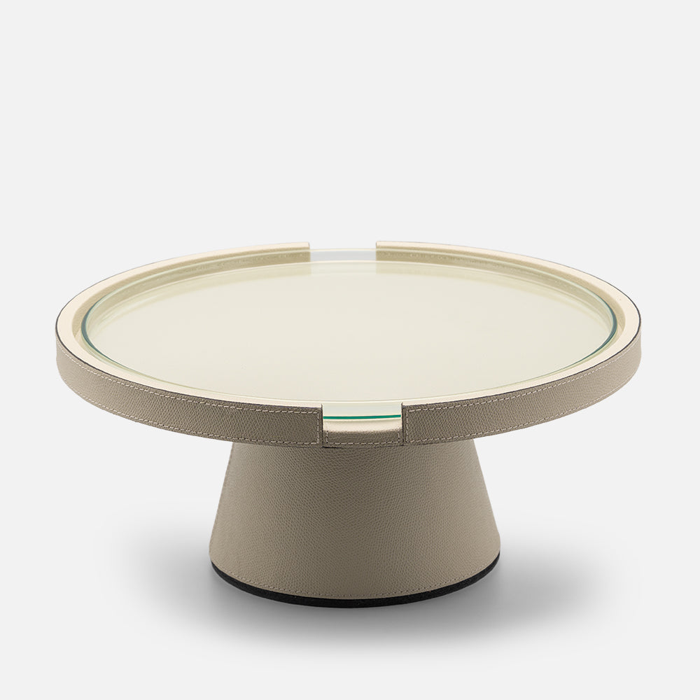 Giobagnara Gourmet Raised Tray, Ivory, 35cm, front view