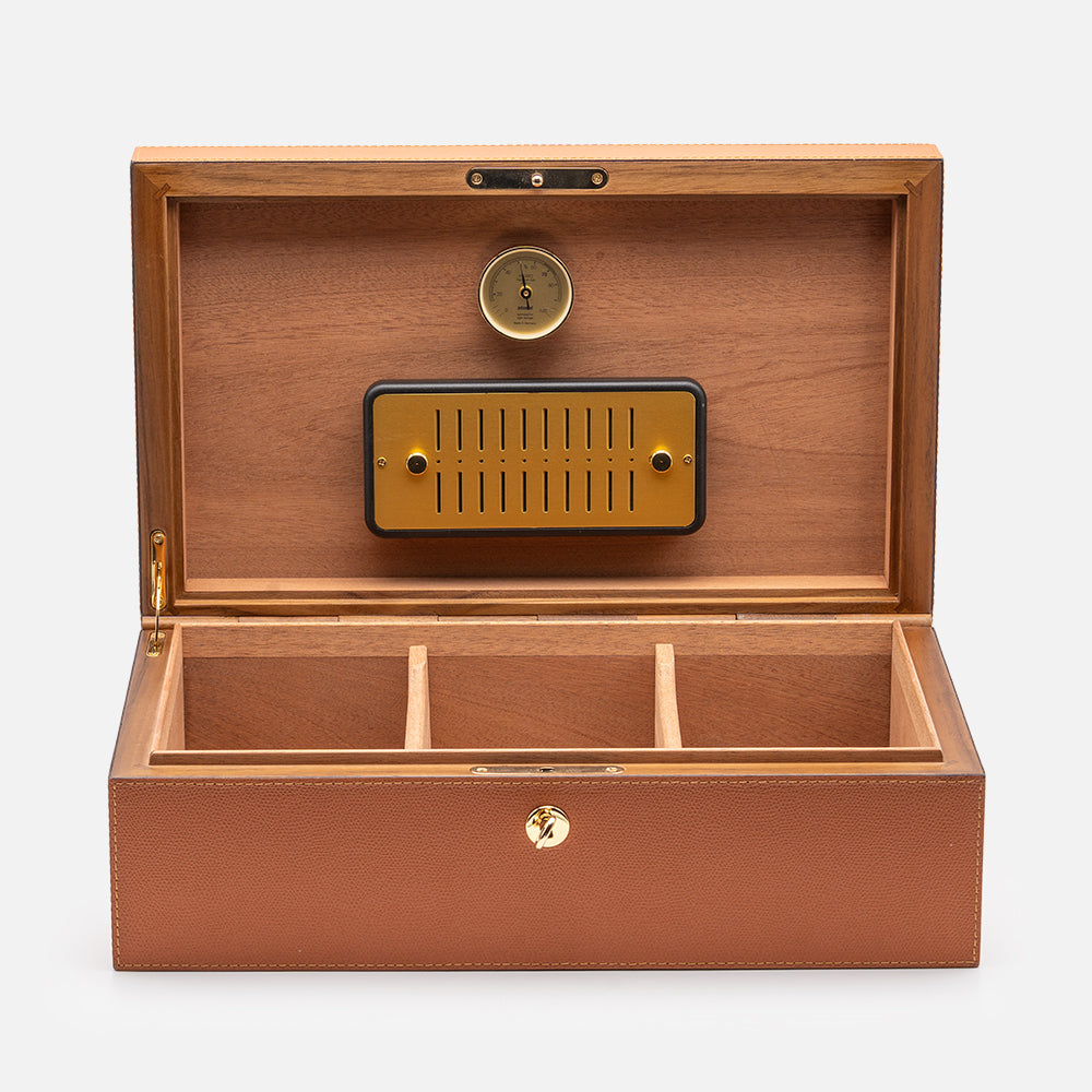 Santiago Cigar Humidor, Siena, 37cm