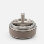 Giobagnara Scirocco Revolving Ashtray, Stone, front view