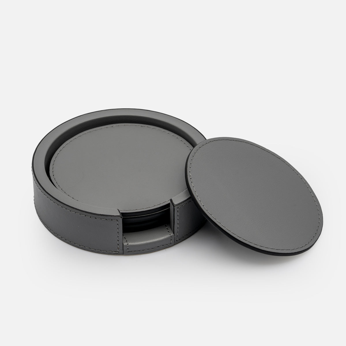 Tao Coaster Holder with 6 Coasters, Rock