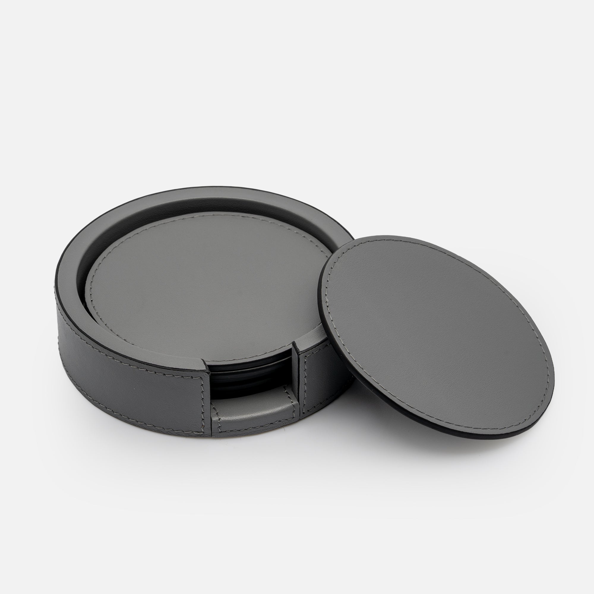 Tao Coaster Holder with 6 Coasters, Rock
