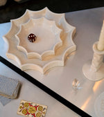 Tasca Small Cream White Ceramic Change Tray