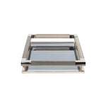 Jacques Small Tray - Clear Acrylic & Brass