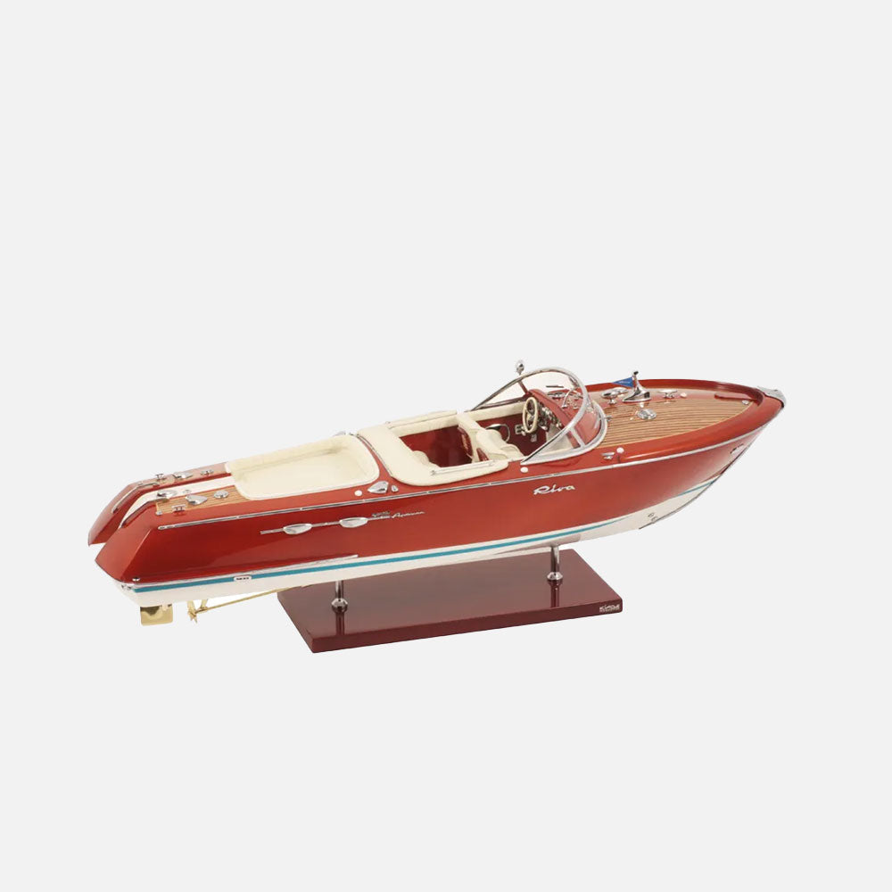 Riva Aquarama Special Model Boat, Ivory Upholstery, 58cm