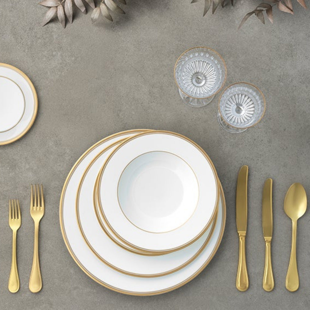 Le Verrier Gold Oval Platter, 36cm