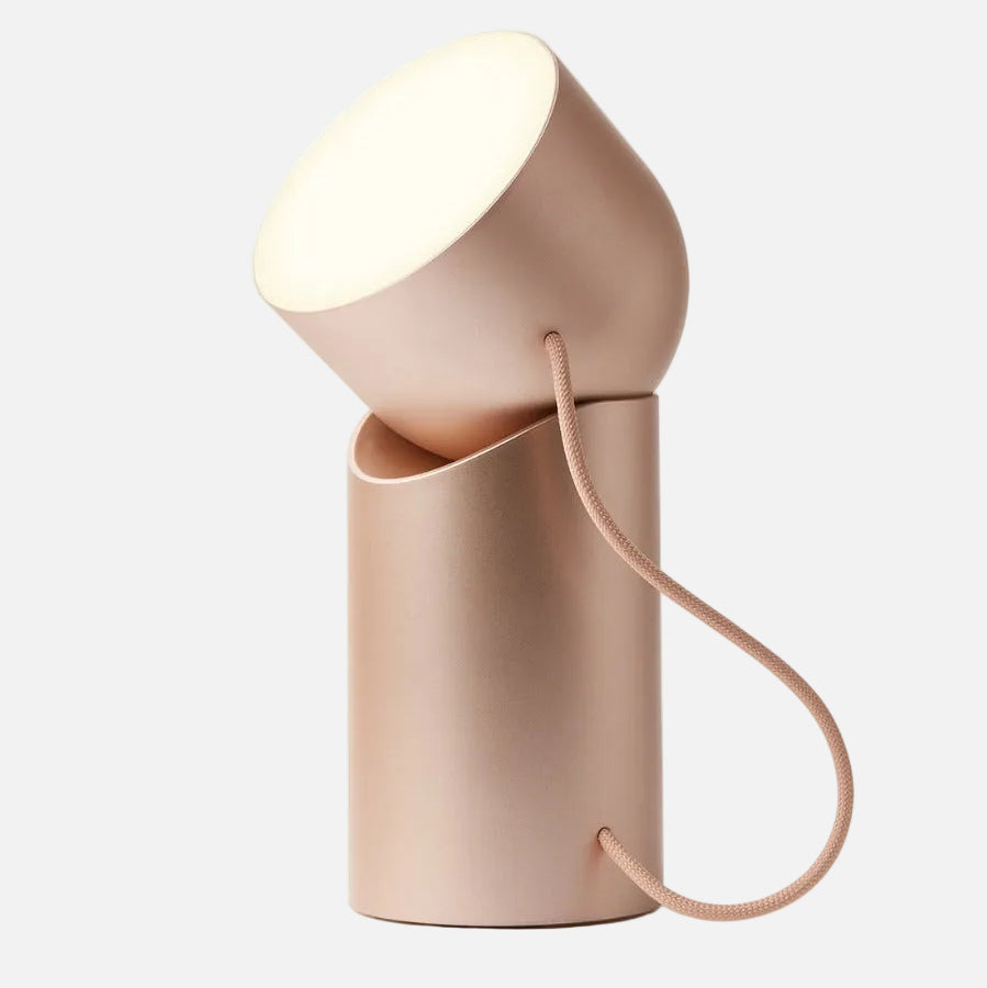 Orbe Protable LED Table Lamp, Gold