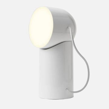 Orbe Protable LED Table Lamp, White
