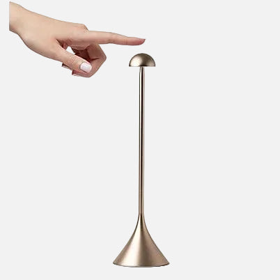 Steli Dome Protable LED Table Lamp, Gold