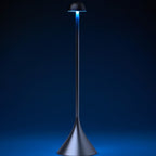 Steli Dome Protable LED Table Lamp, Silver