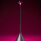 Steli Dome Protable LED Table Lamp, Silver