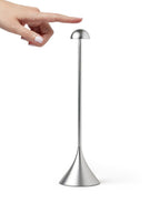 Steli Dome Protable LED Table Lamp, Silver