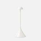 Steli Dome Protable LED Table Lamp, White
