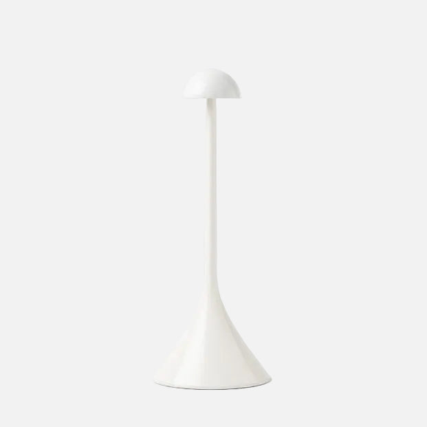 Steli Dome Protable LED Table Lamp, White