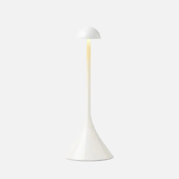 Steli Dome Protable LED Table Lamp, White