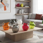 Mario Luca Giusti Palla Jug, Red, 3L in synthetic crystal, alternative angle (2)