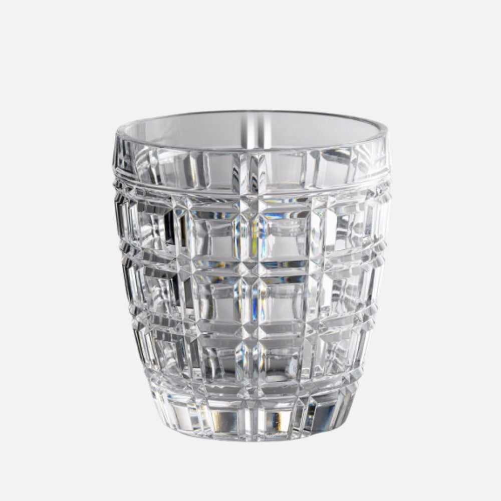 Mario Luca Giusti Winston Tumbler, Clear in synthetic crystal, front view
