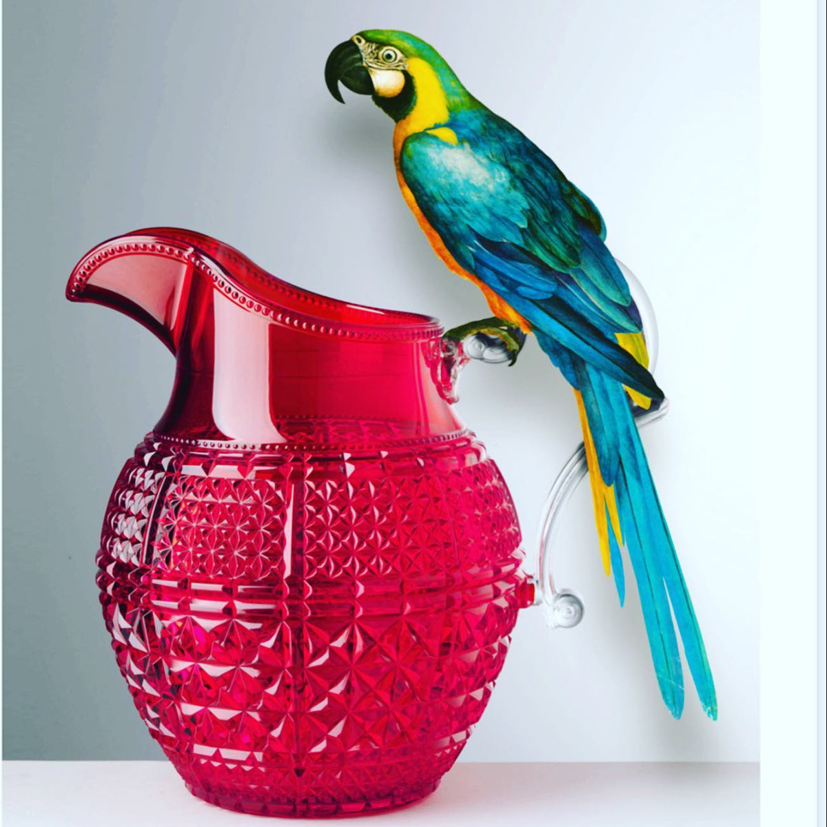 Halina Acrylic Jug, Red, 1.6L