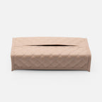 Elba Diamonds Rectangular Tissue Holder, Blush Pink