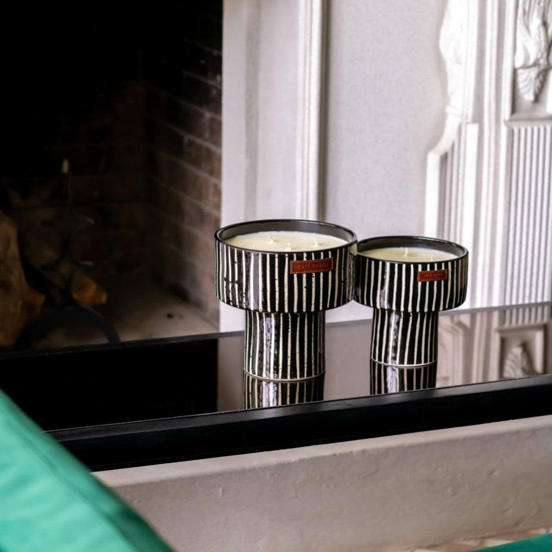 Candle Holder - Zebre ( L )