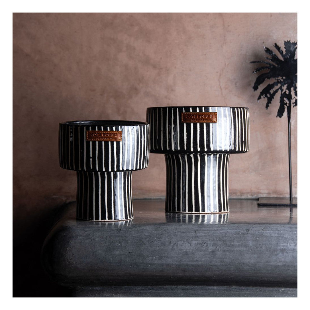 Candle Holder - Zebre ( L )