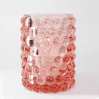 Boule Hurricane Lamp, Large, Rose
