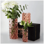 Boule Hurricane Vase, Rose