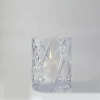 Classic Crystal Hurricane Lamp, Medium