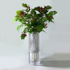 Skogsberg & Smart Strict Crystal Hurricane Vase, front view 2