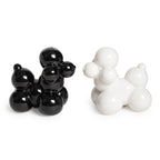 Poodle Salt & Pepper Set - Porcelain Dog Shakers