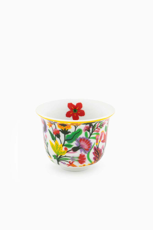 Spring Blooms Gahwa Cups, Set of 2