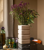 Donna Vase, White Crackle, 29cm