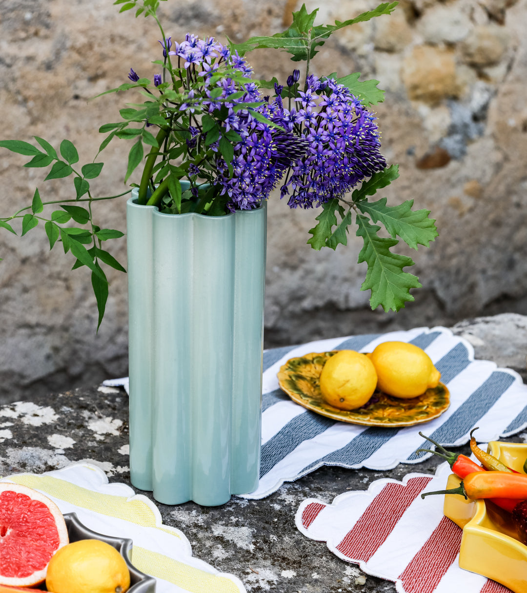 Duetto Solo Vase, Almond, 27cm