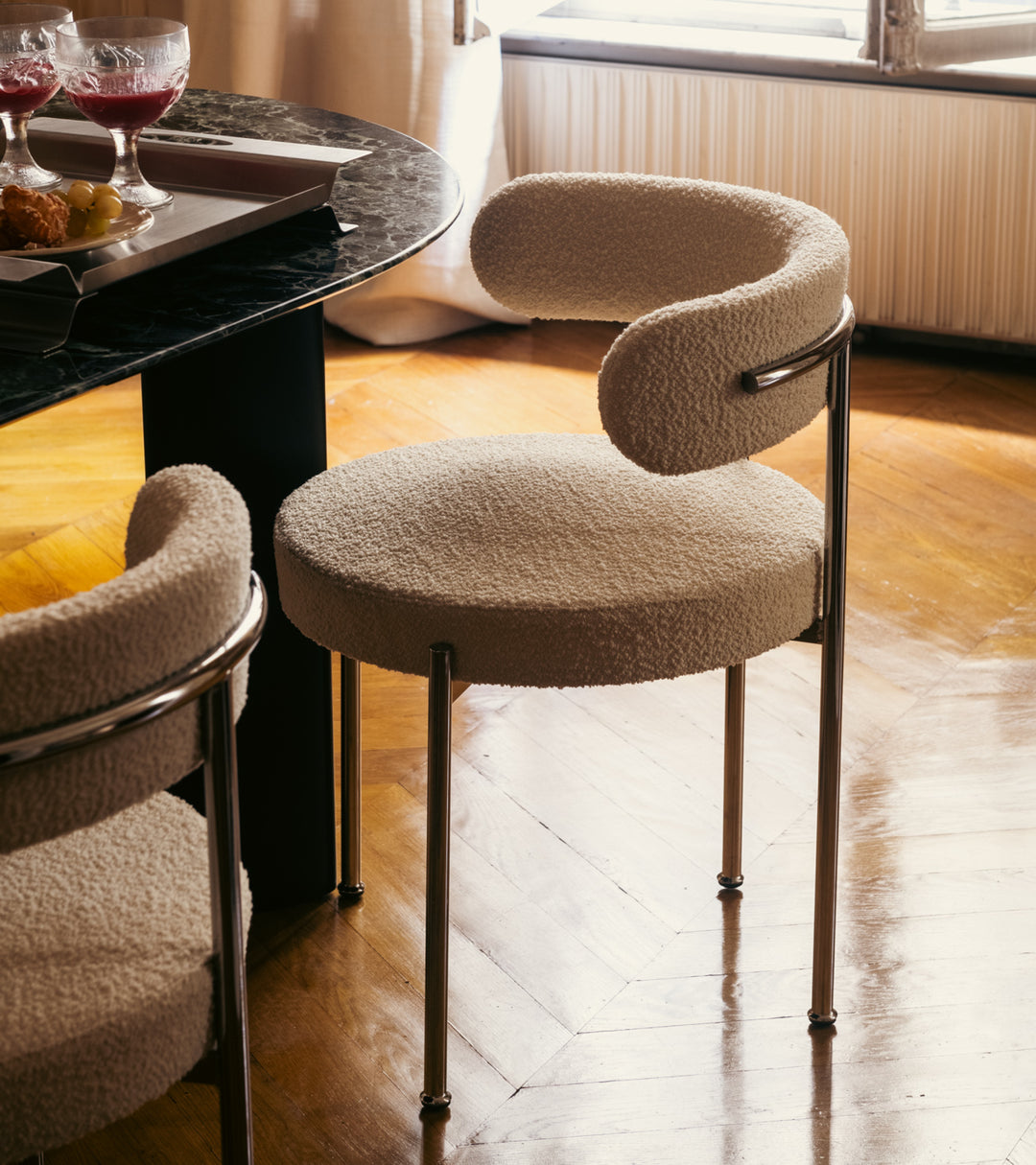 Libera Chair, Curly Wool