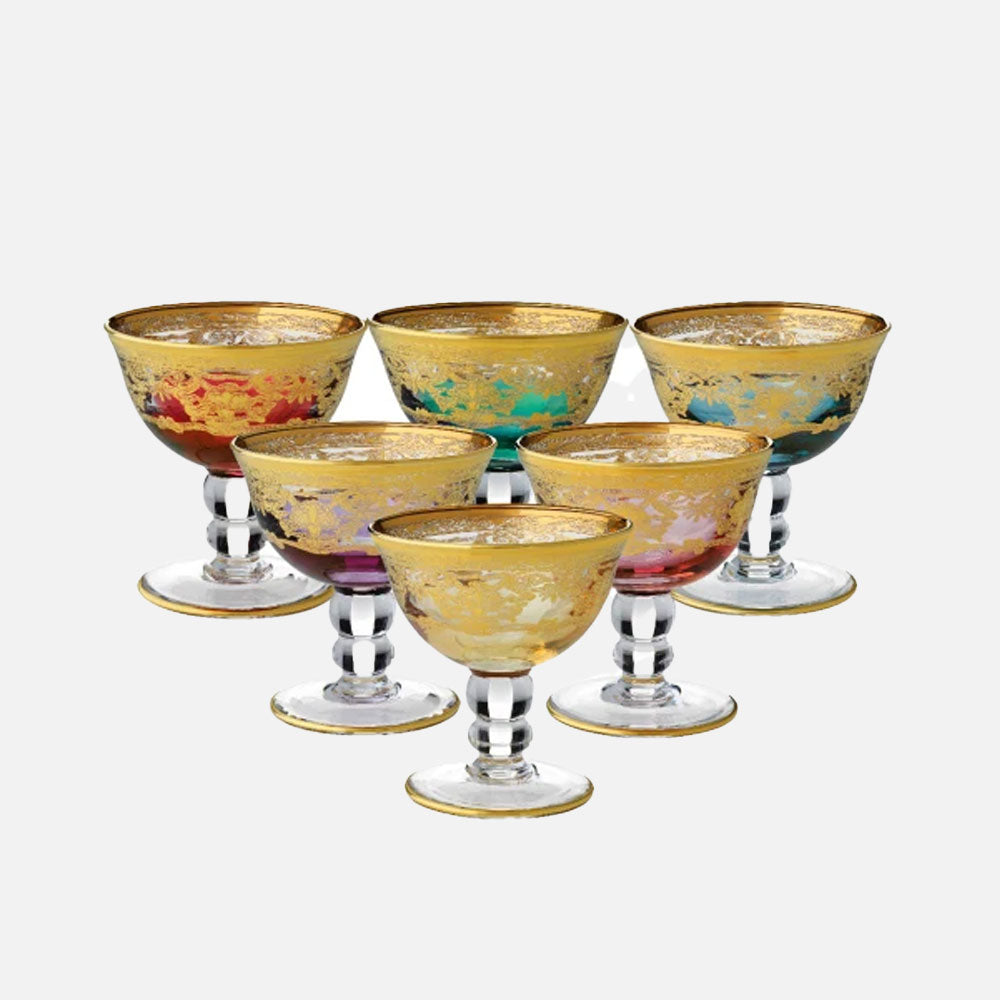 Rainbow Fusion Fruit Bowl, Set of 6