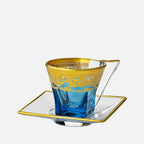 Rainbow Fusion Tea Cup & Saucer, Set of 6