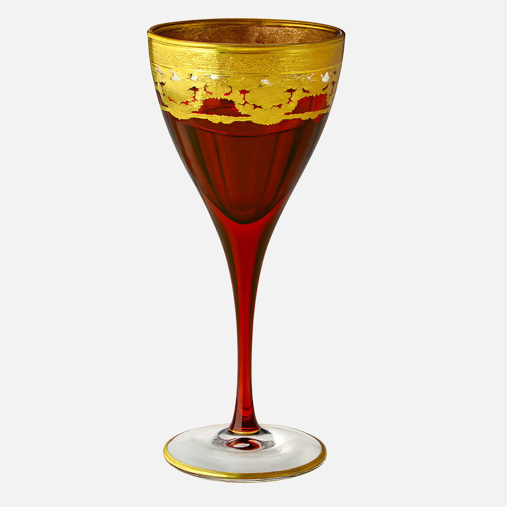 Rainbow Fusion Wine Glass, Set of 6