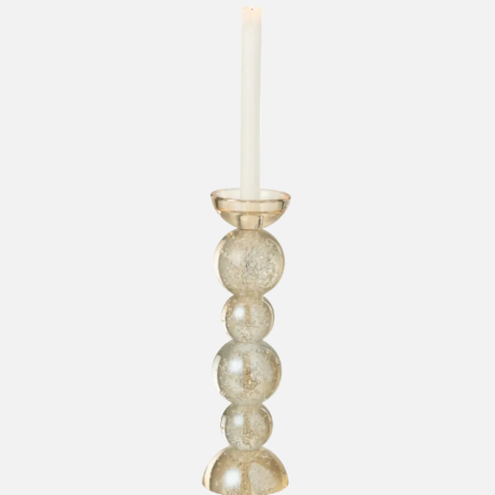 Large Champagne Glass Candle Holder – Tall Decorative Candlestick